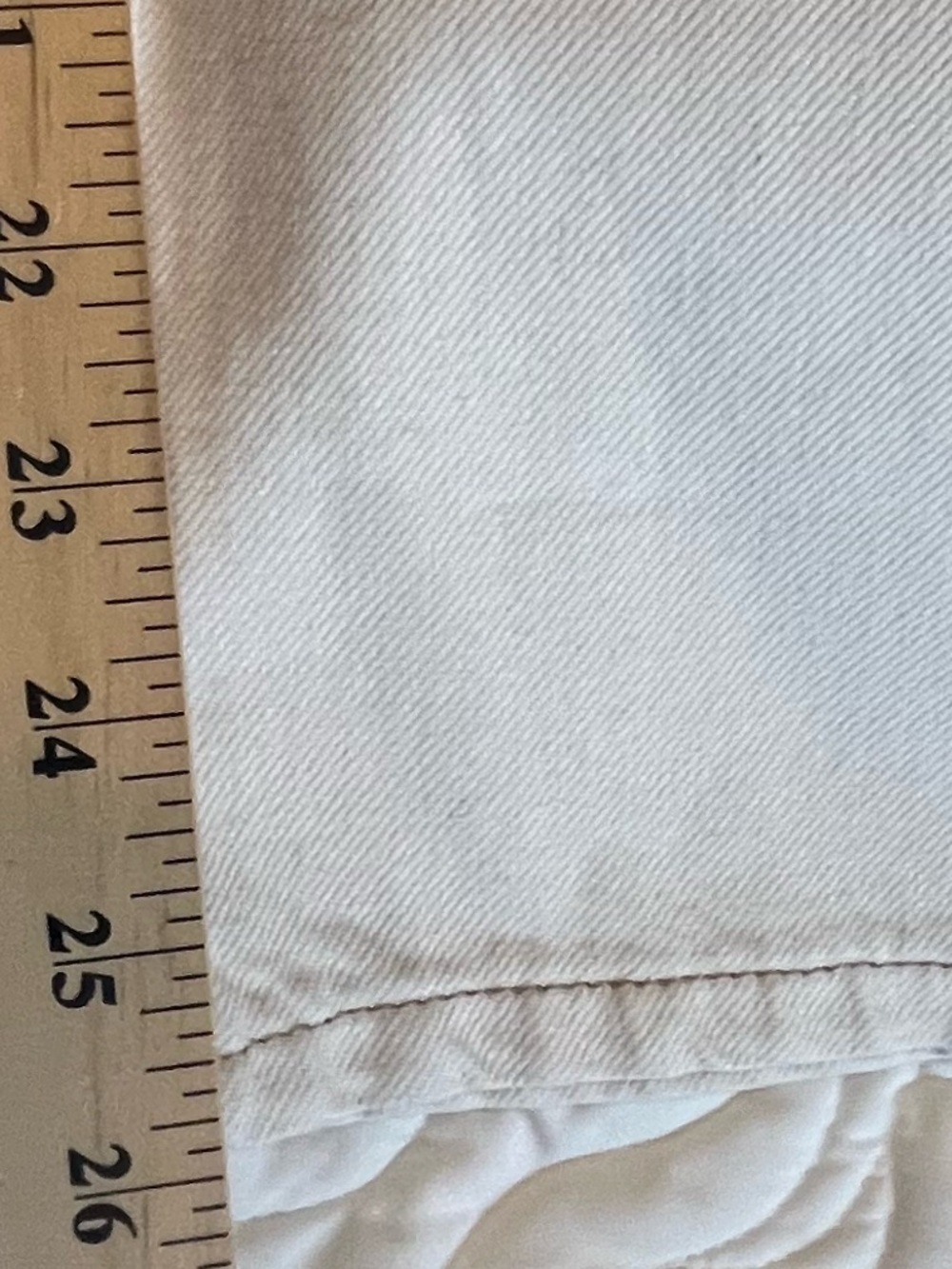We The Free Good Luck Mid Rise Barrel Jeans Cream Utility Denim Size 31 - Picture 9 of 12